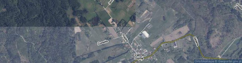 Zdjęcie satelitarne Rajska ul.